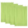 4 pcs W54*L84in Outdoor Patio Curtain/Green Glow