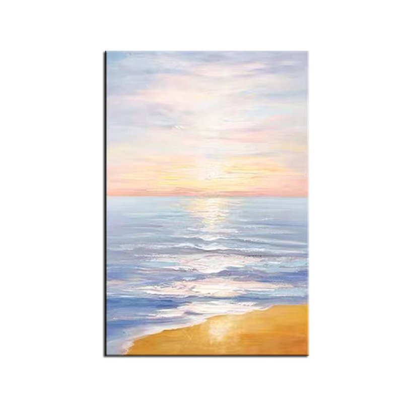 Modern Artist Painted Abstract Lingering Light Of The Setting Sun Oil Painting On Canvas Wall Art Picture Decor For Room Home Modern Artist Painted Abstract Lingering Light Of The Setting Sun Oil Painting On Canvas Wall Art Picture Decor For Room Home