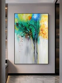 Modern Park Landscape Oil Painting Leonid Afremov Abstract Canvas Painting Wall Art Poster Prints Living Room Home Decor (size: 150x220cm)