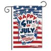 1pc Printed Garden Flag; Patriotic 4th Of July Memorial Day Independence Day Flag; Yard Outdoor Flag; Yard Decoration; Yard Supplies; Party Decor; Hol