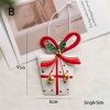 Christmas Tree Hanging Ornaments Nodic Style Gift Box Star Bell New Year Xmas Party Home Decor Pendant Noel Navidad