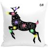 Christmas Glow LED Light Pillow Case Lantern Christmas Pillow Creative Printed Pillow Home Decor