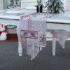 180x35cm Christmas Table Runner Cloth Merry Christmas Decoration for Home Tablecloth Xmas Ornament Navidad Natal New Year Gift