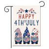 1pc Printed Garden Flag; Patriotic 4th Of July Memorial Day Independence Day Flag; Yard Outdoor Flag; Yard Decoration; Yard Supplies; Party Decor; Hol