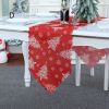 180x35cm Christmas Table Runner Cloth Merry Christmas Decoration for Home Tablecloth Xmas Ornament Navidad Natal New Year Gift