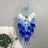 1pc; Fairy Butterfly Dream Catcher Gradient Color Crystal Stone Life Tree Feather Wind Chime Ornament Home Shop Decoration Pendant Finished Product Wi